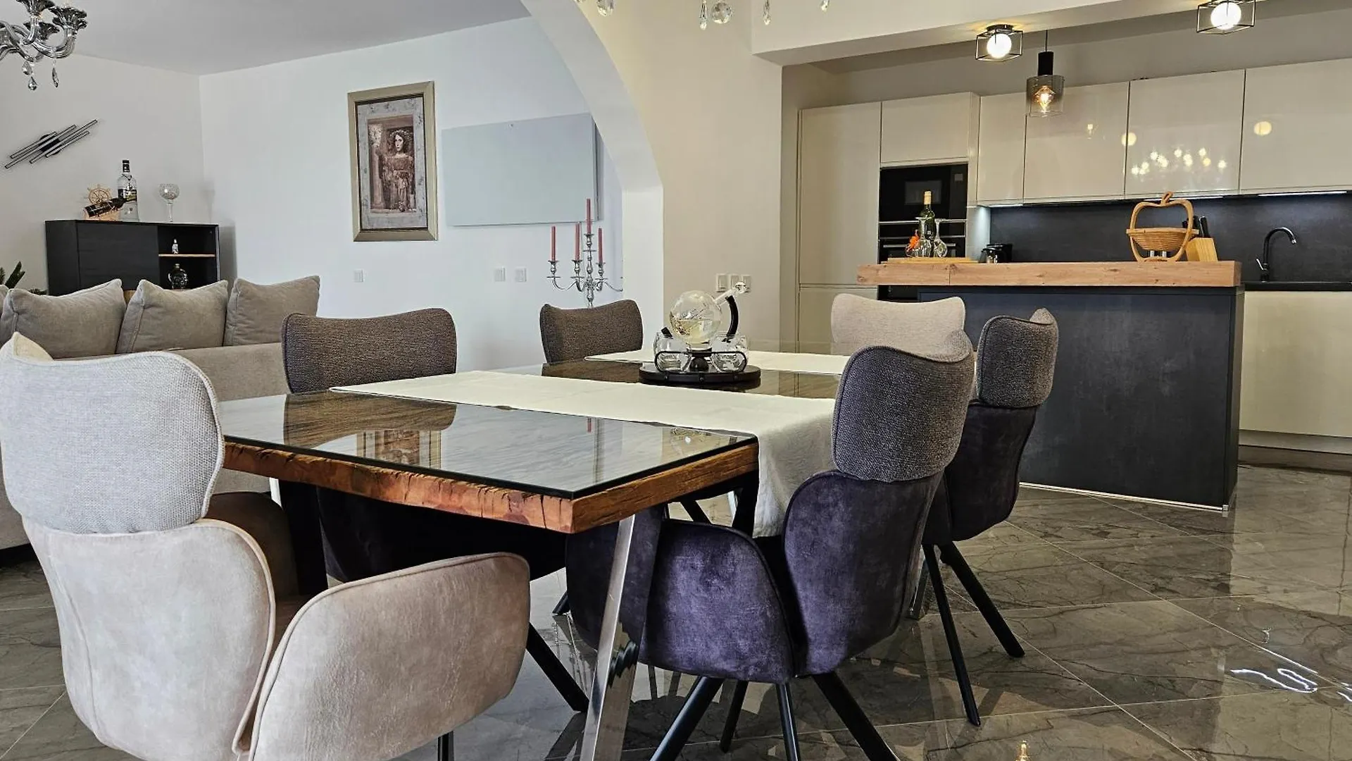 Luxury Villa Natali Pool And Sea View - Happy Rentals Smrika Apartment