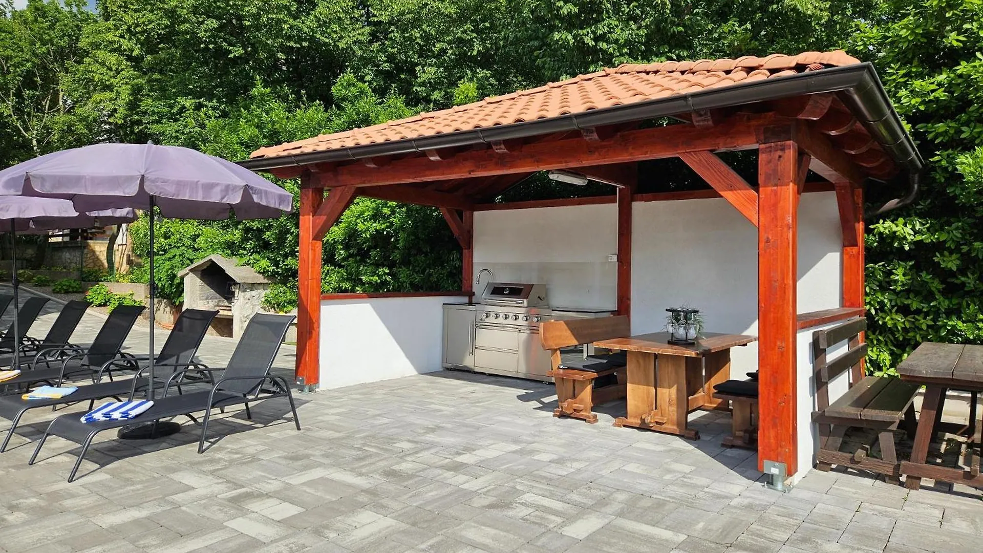 Luxury Villa Natali Pool And Sea View - Happy Rentals Smrika Apartment
